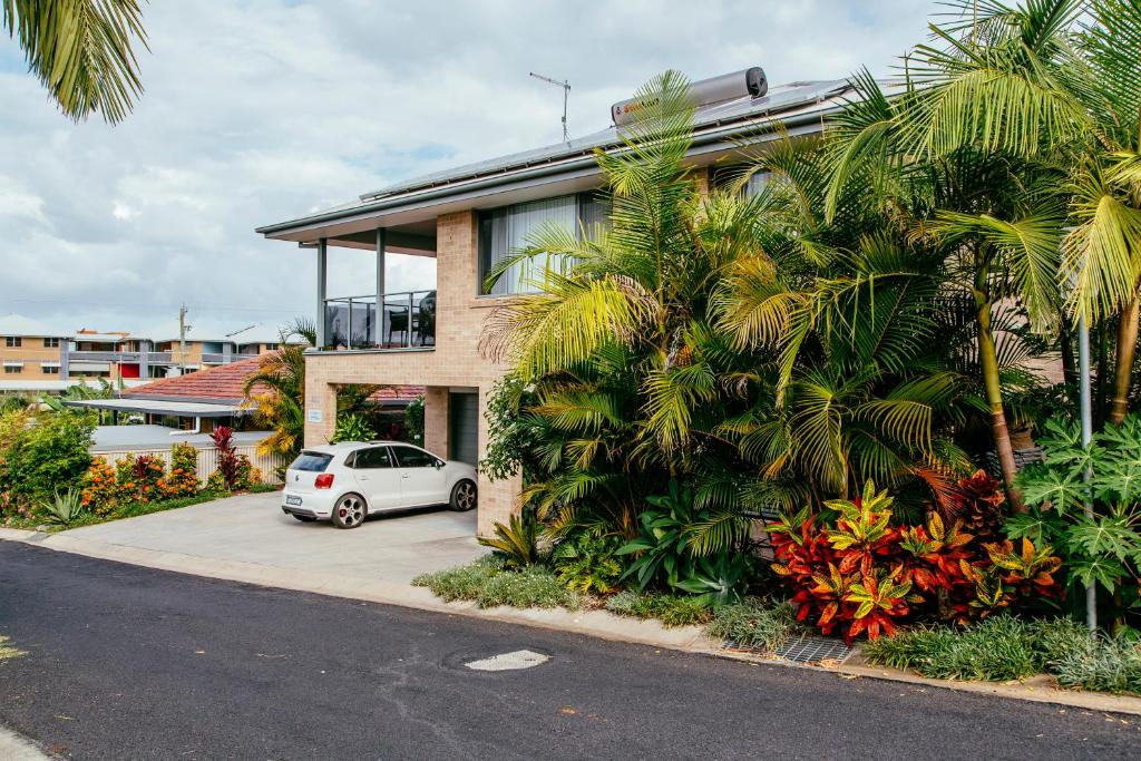 Zahrada ubytování Coffs Jetty BnB