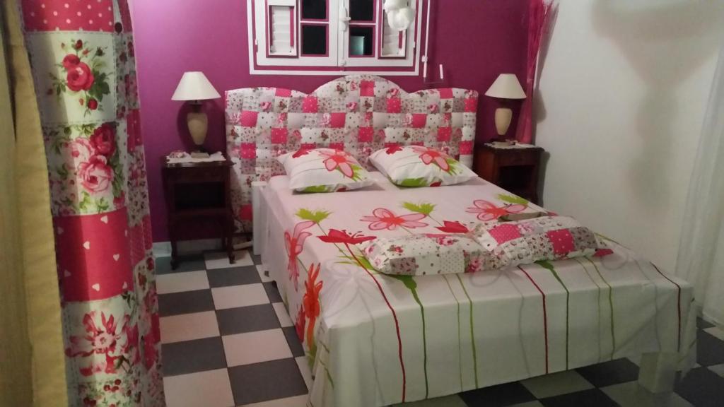 Postel nebo postele na pokoji v ubytování La Villa Rosier