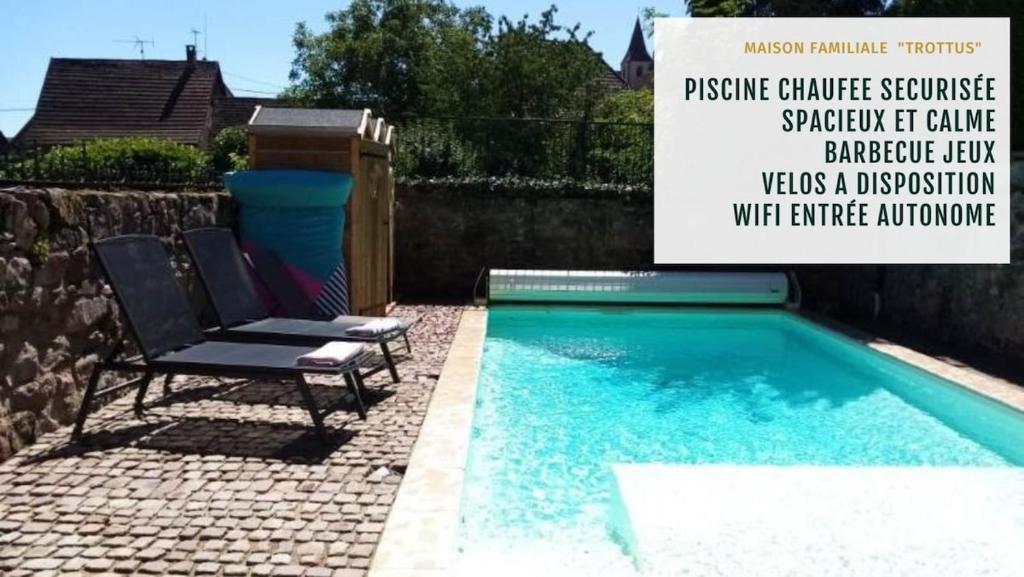 Gite familiale avec piscine Hunawihr, proche de Ribeauvillé et Colmar – photo 16