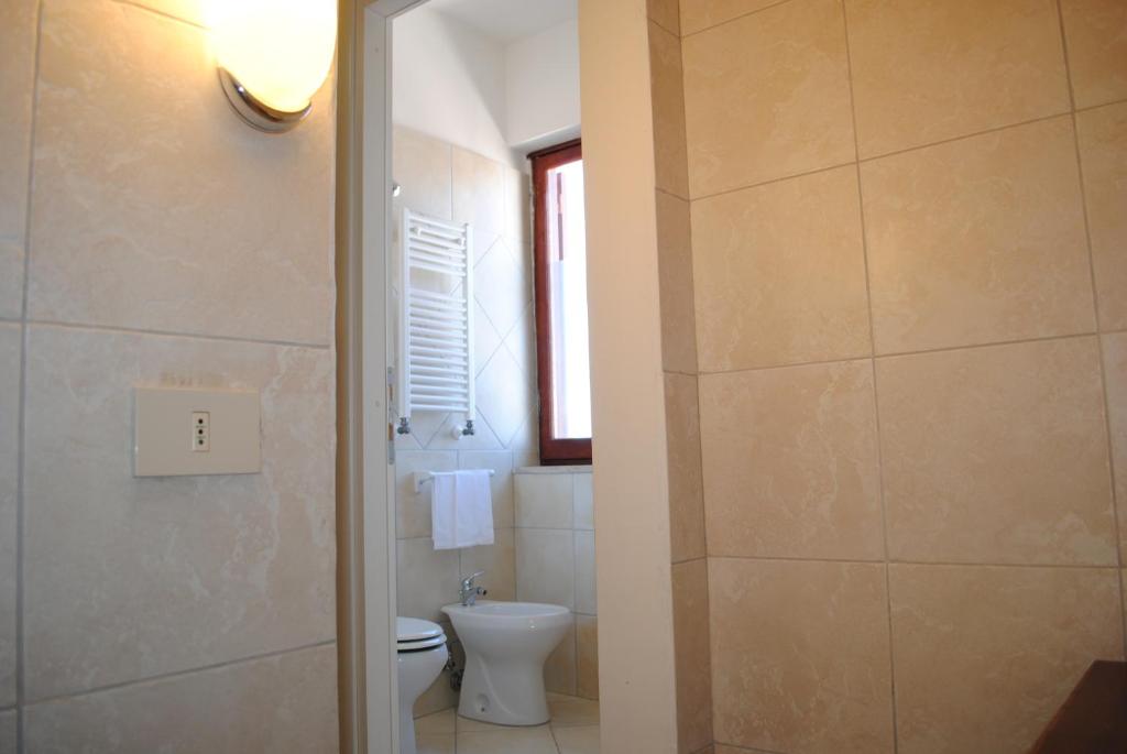 Koupelna v ubytování Hotel Mastropeppe