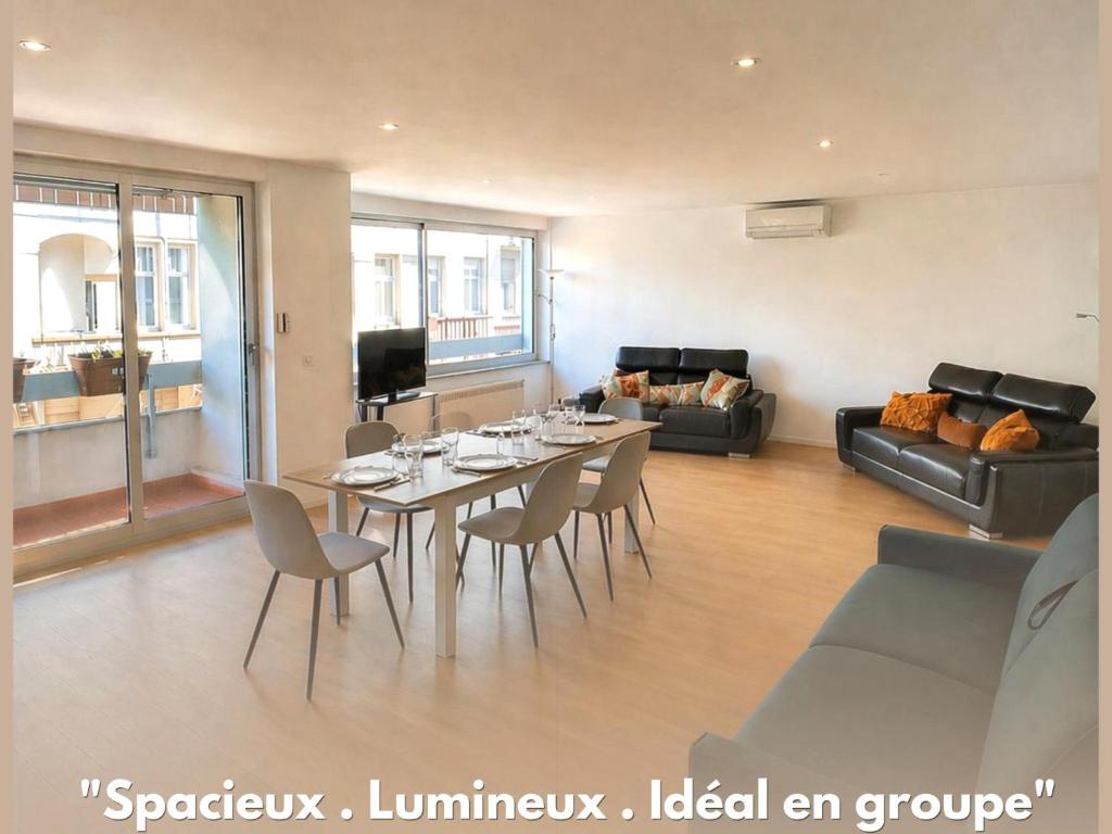 Hyper centre clim 6 pers lumineux - Strasbnb