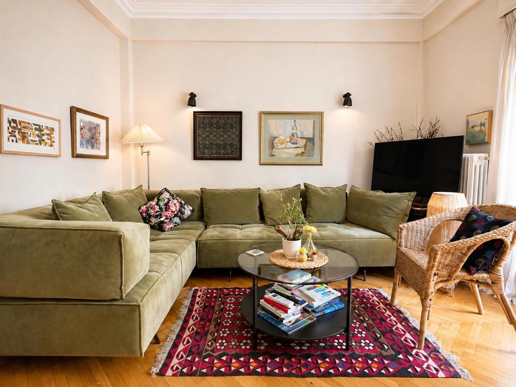 Kypseli Mon Amour 2BR flat Agios Georgios Square