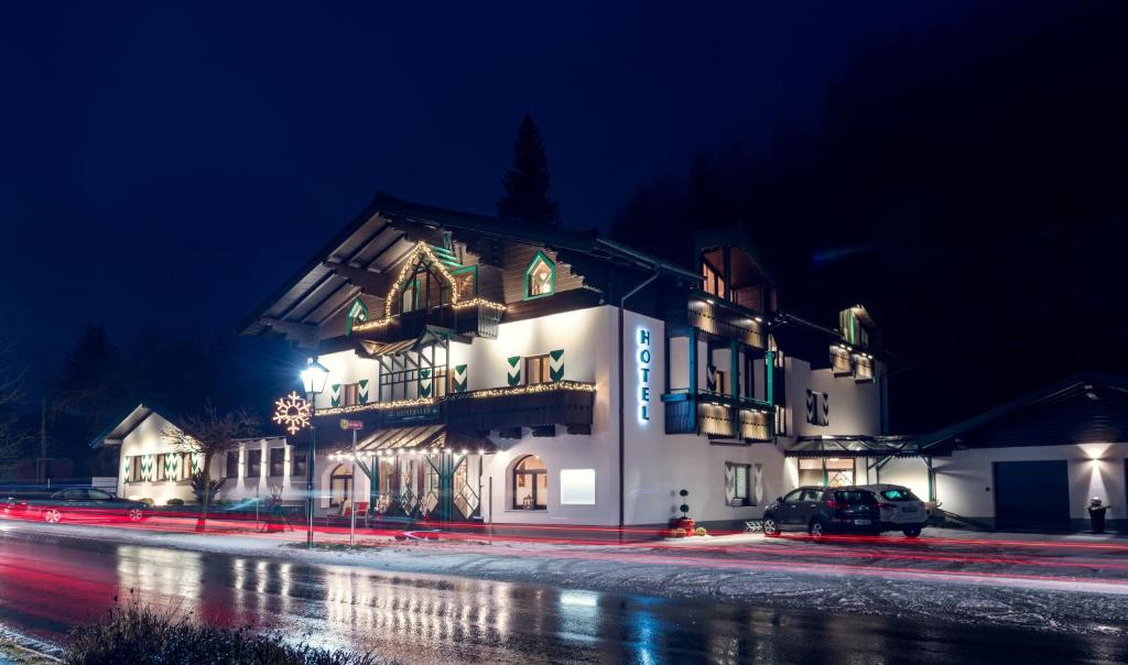 Budova, kde se aparthotel nachází