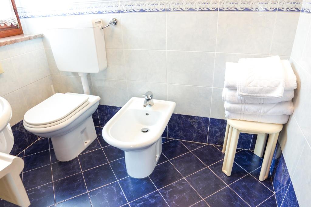 Koupelna v ubytování Hotel Petit Prince