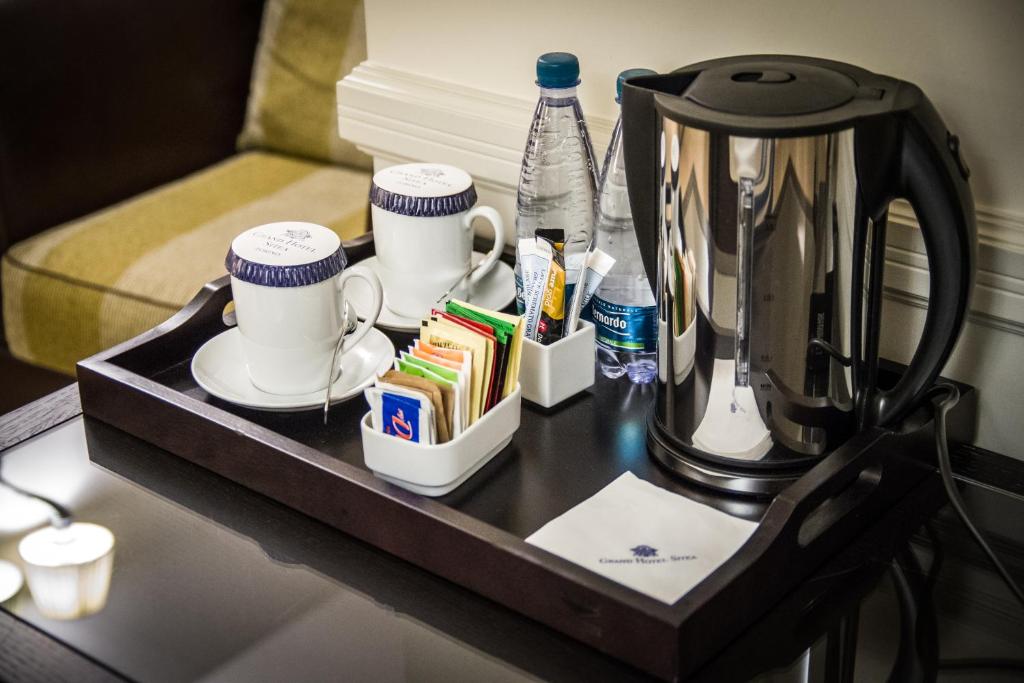 Nápoje v ubytování Grand Hotel Sitea