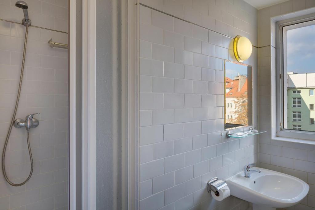 Koupelna v ubytování Hotel Otar