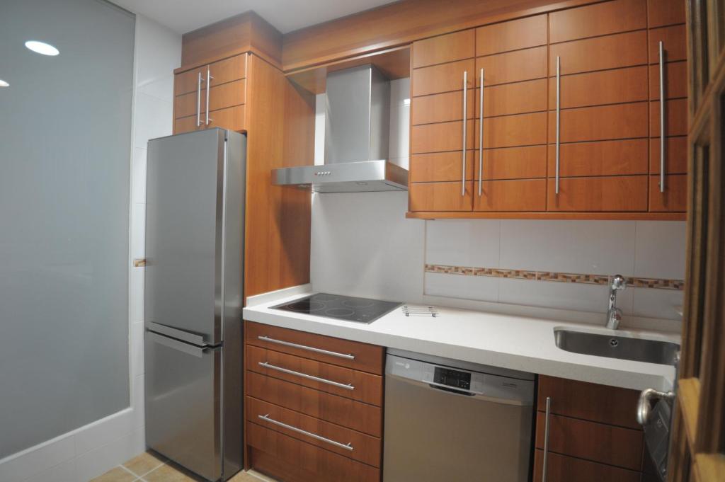A kitchen or kitchenette at Cuencaloft La casa de Los Moralejos