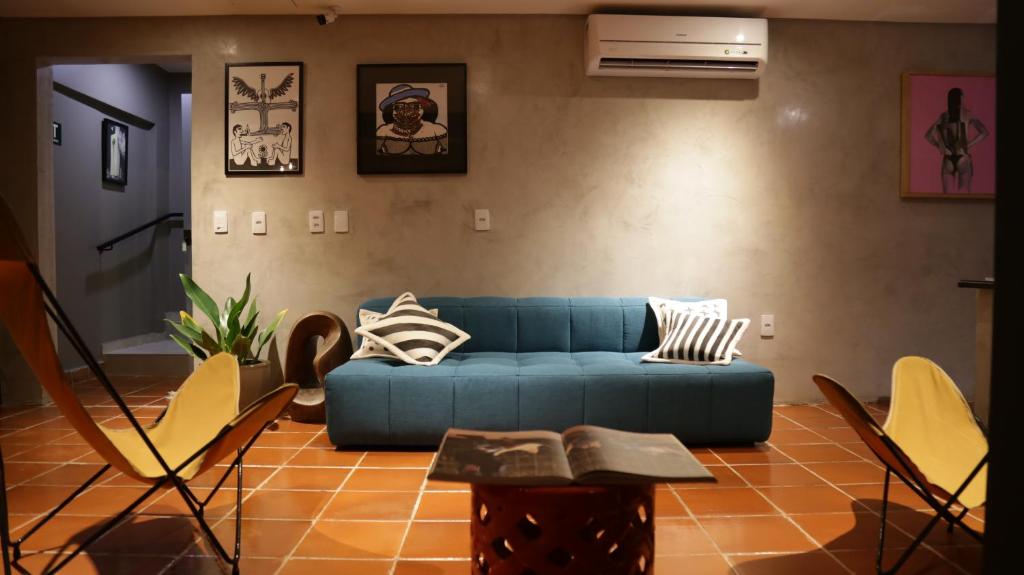 Posezení v ubytování Xilo Design Hotel