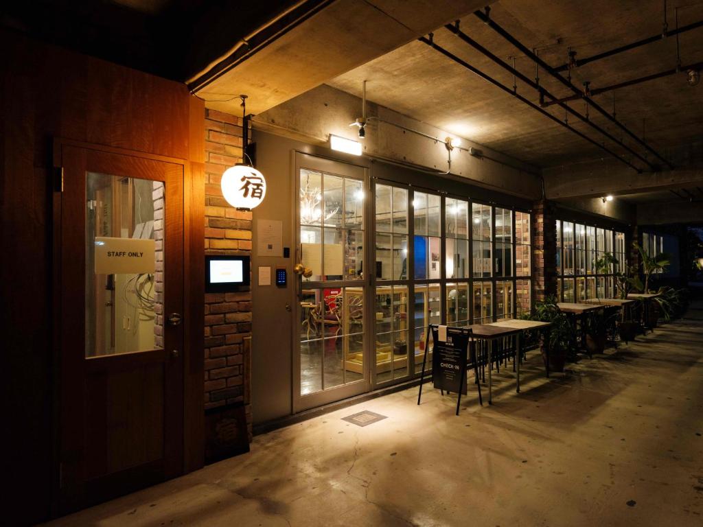 En restaurant eller et andet spisested på Hotel UNTEN INN