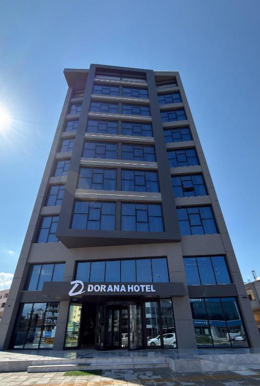 a building with the logo of duranta hotel at Dorana Hotel Gazimagusa in Famagusta