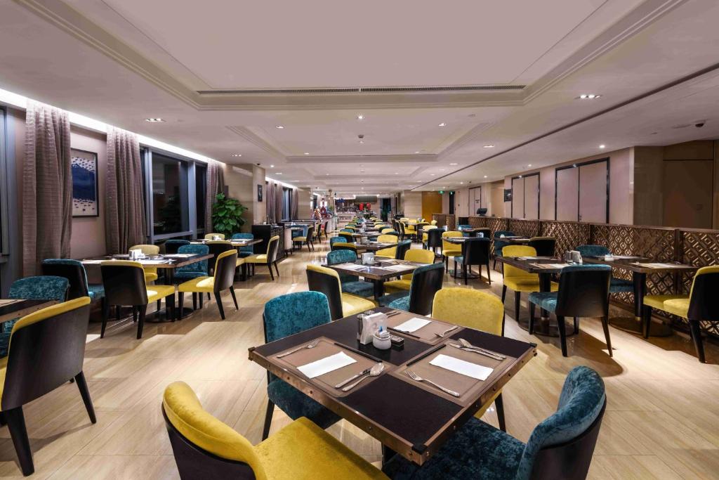 Posezení v ubytování Oakwood Hotel & Residence Suzhou