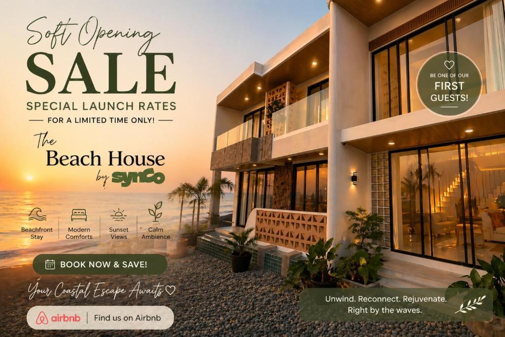 a flyer for a special lunch rates for a limited time only the beach house at The Beach House by SYNCO in Lubong