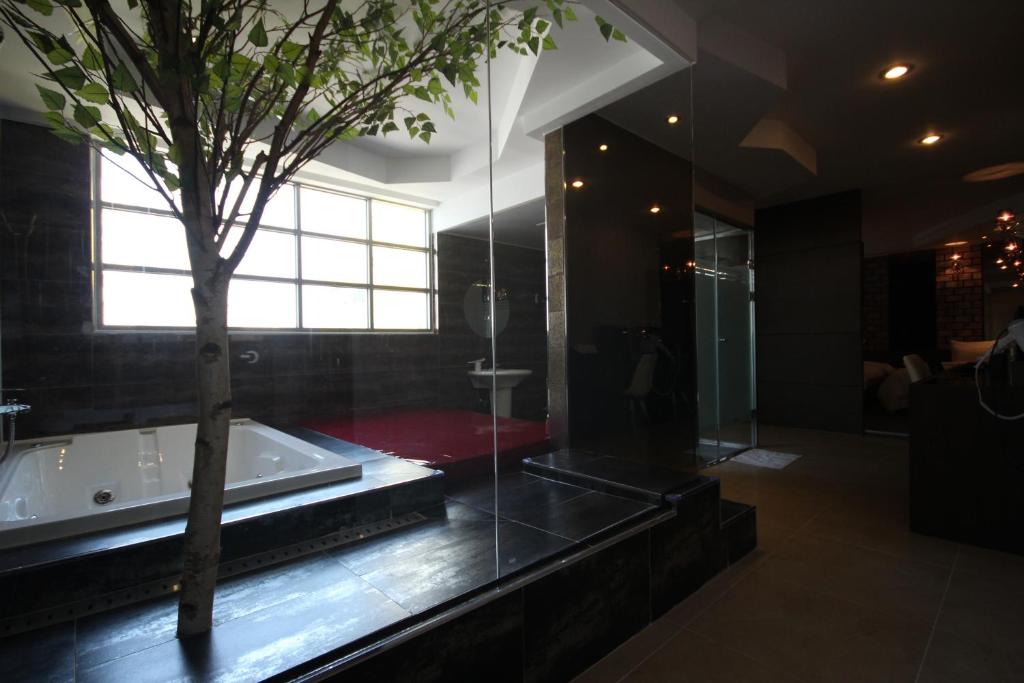 Koupelna v ubytování Boutique Hotel Aria Nampo