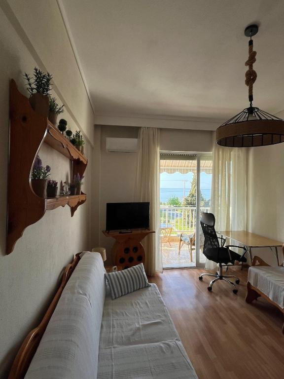 Athina's apartment and balcony
