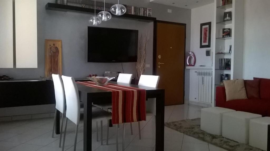 TV a/nebo společenská místnost v ubytování A casa con Stefania