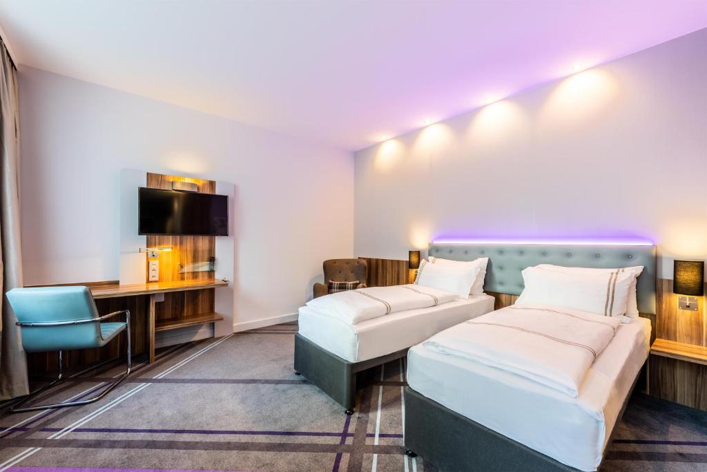 Premier Inn Frankfurt City Centre - Standaard Tweepersoonskamer Met 2 Aparte Bedden