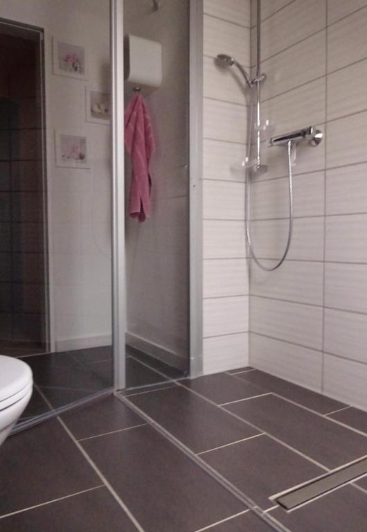 Koupelna v ubytování Ferienwohnung Schneemann