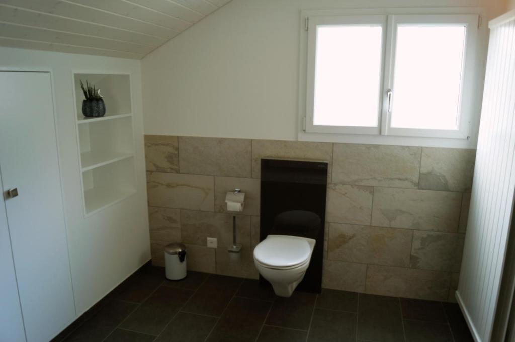 Koupelna v ubytování Ferienhaus Schils
