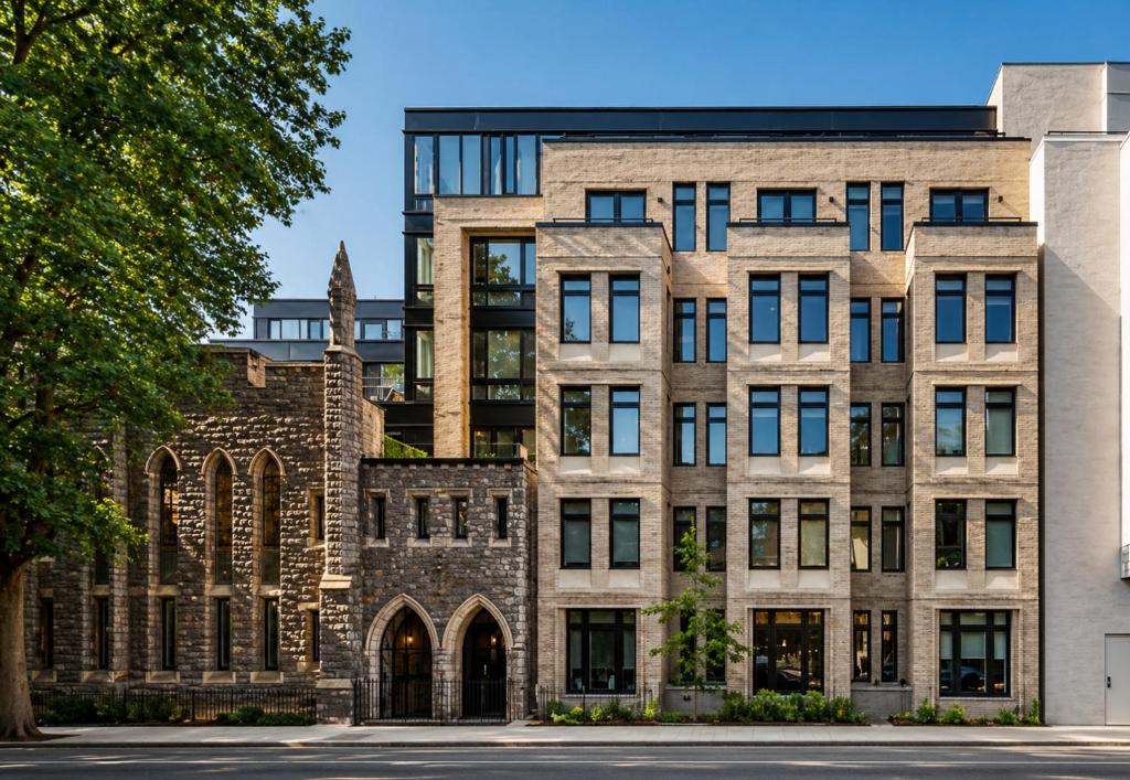 an image of a building with a church at Hala DC in Washington, D.C.