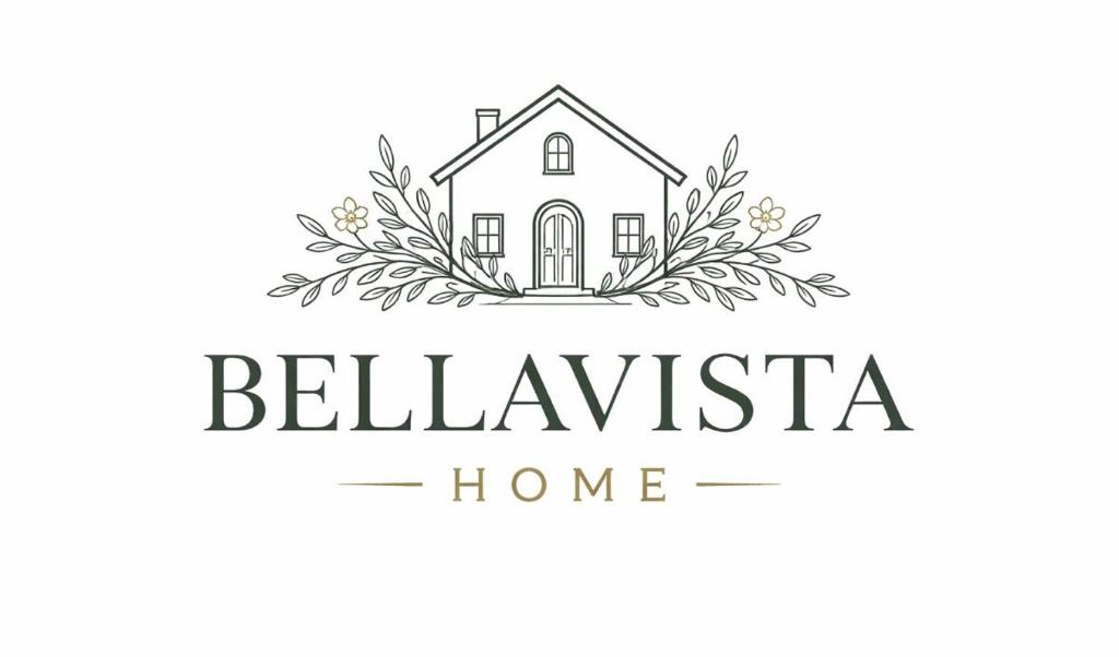 a vintage house logo with flowers and leaves at Bellavista Home 2 in Trimbach