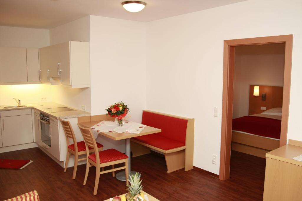 Dapur atau dapur kecil di City-Hotel Mödling