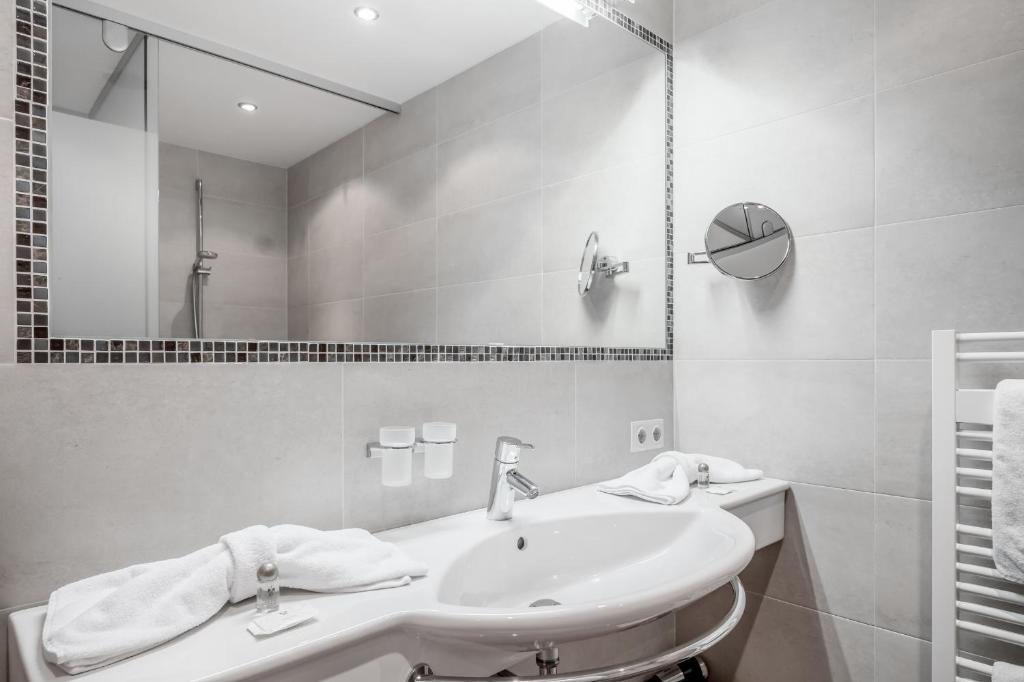 Koupelna v ubytování Hotel Elisabeth Superior Sölden