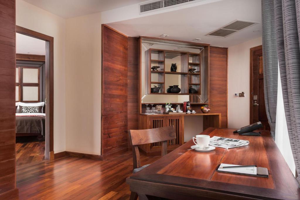 Posezení v ubytování J7 Angkor Hotel