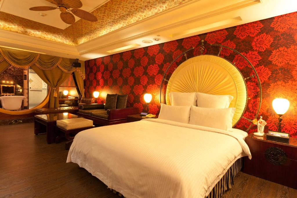 Postel nebo postele na pokoji v ubytování Wego Hotel - Linsen