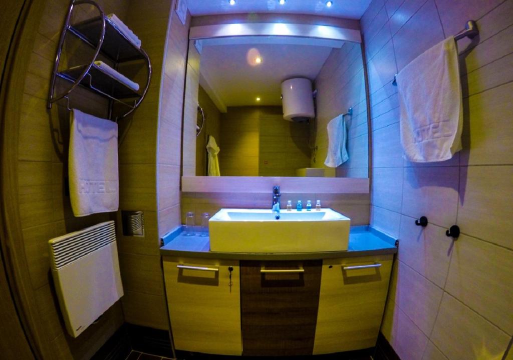 Koupelna v ubytování SM Apartments Kopaonik