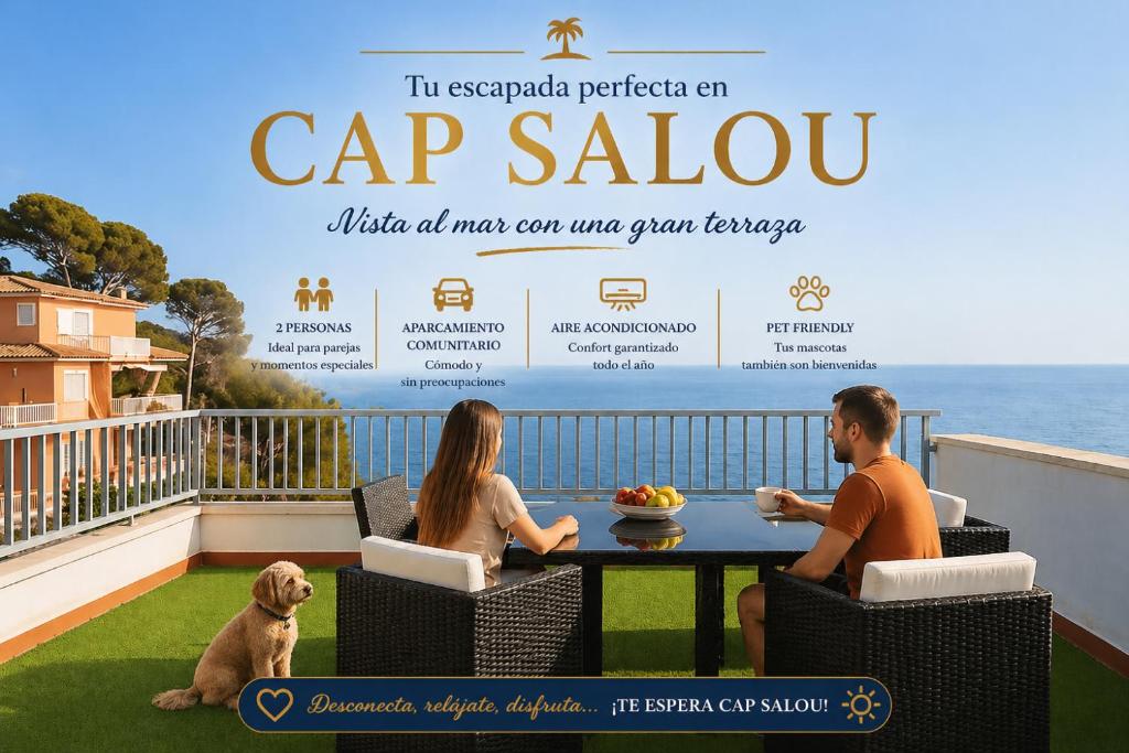 Cap Salou Beach - Sea View - Pool - AC - Parking