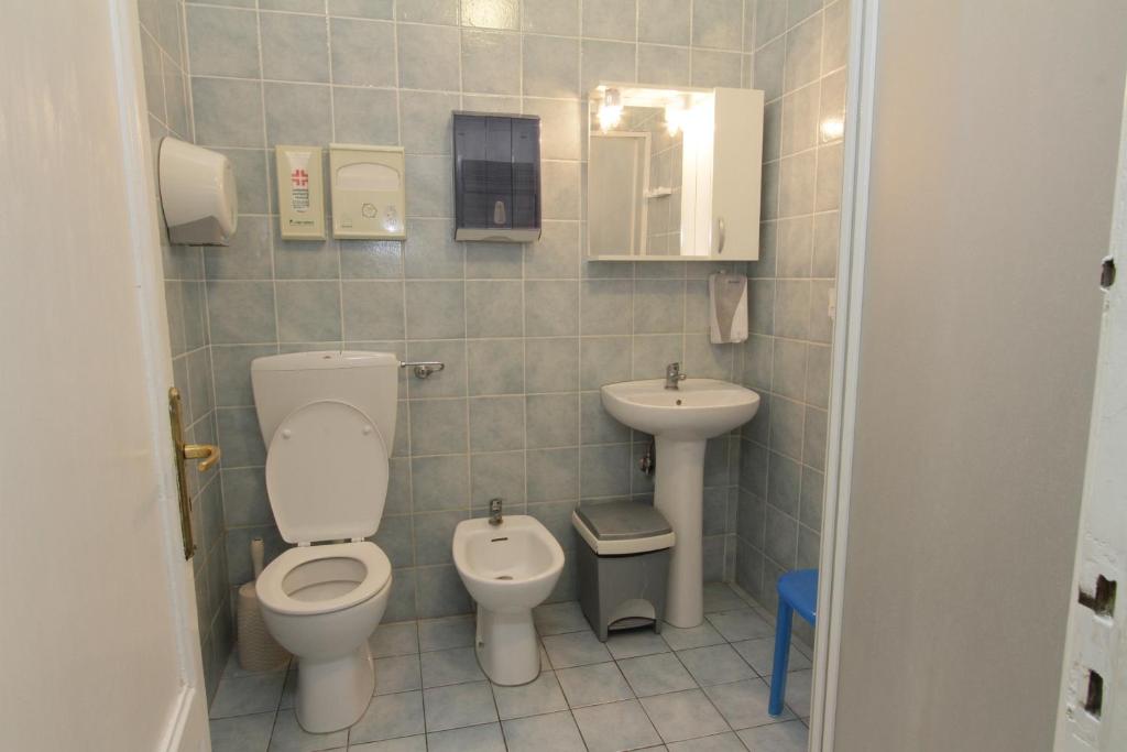 Koupelna v ubytování Hotel Barone