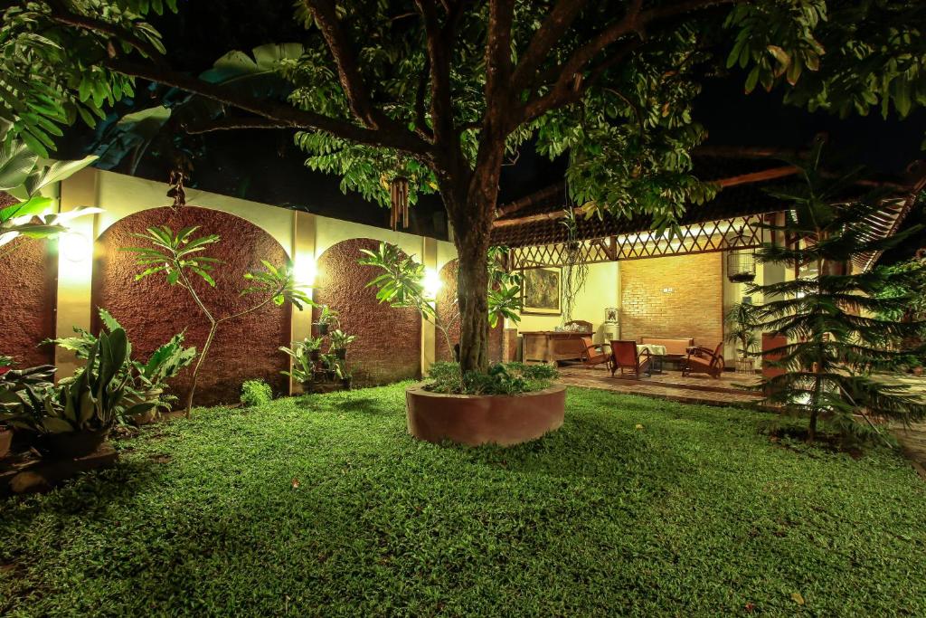 Zahrada ubytování Griya Langen Guesthouse