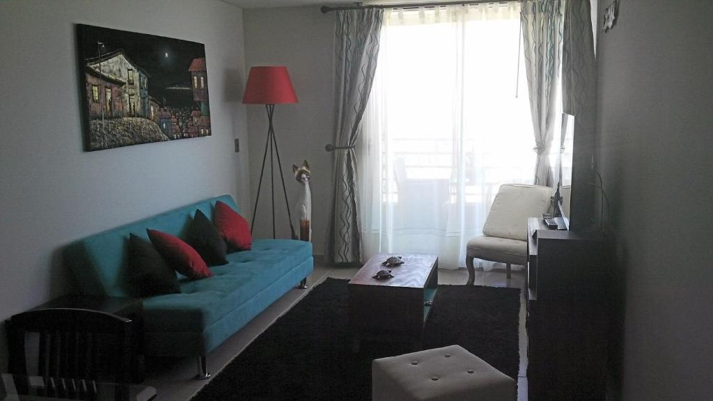 Posezení v ubytování Algarrobo Norte Apartmento