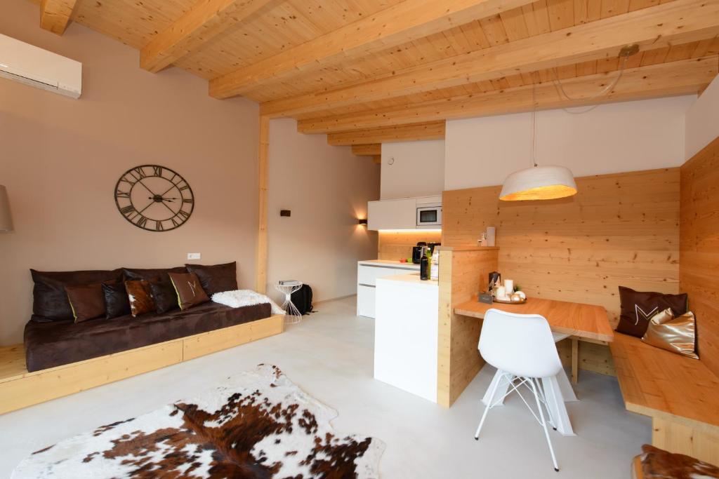 Kuchyň nebo kuchyňský kout v ubytování Moar Lodge
