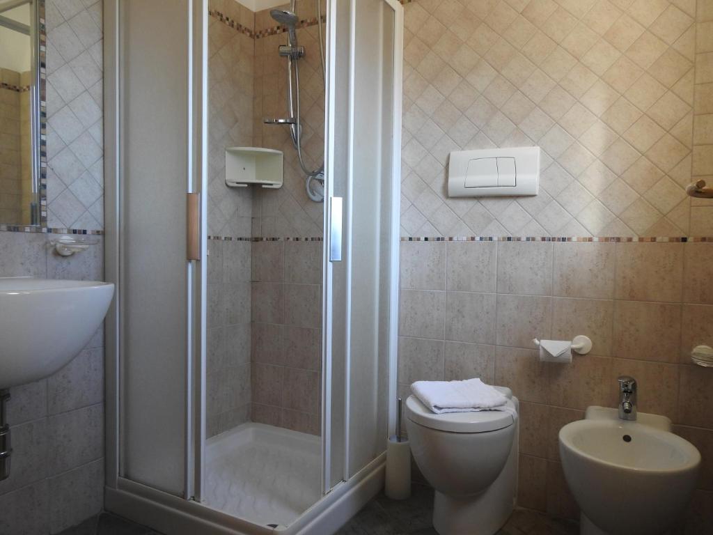 Łazienka w obiekcie Casa Hotel Civitella