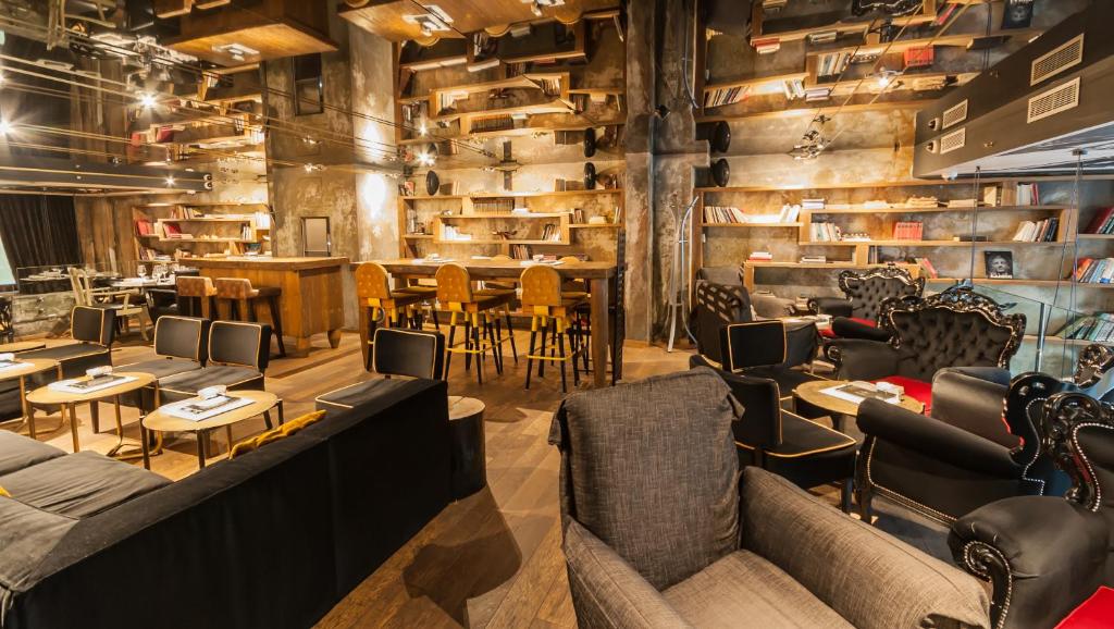 Posezení v ubytování Hotel Hemera