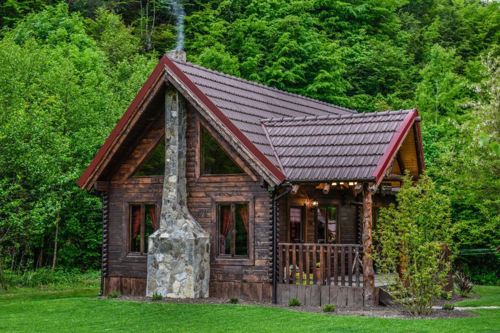 Zahrada ubytování The Little Mountain Cabin