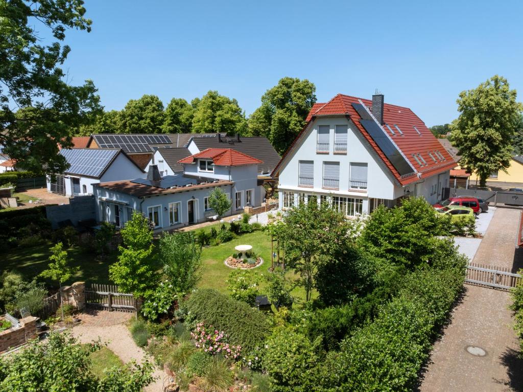 arial view of a home with houses at SEENLANDHOF in Senftenberg