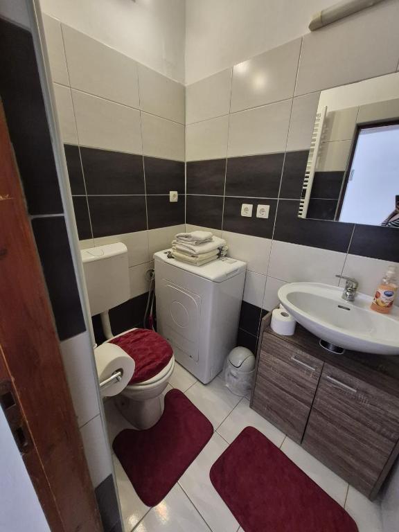 Apartment Sidro — Kupaonica s modernom staklenom tuš kabinom