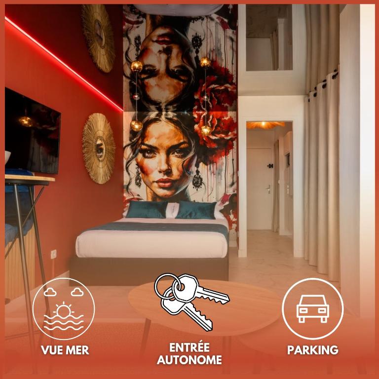 Cap Paradize - Vue Mer - Heliopolis - Parking - Climatisation - Village Naturiste