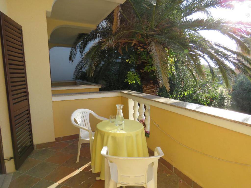 Balkón nebo terasa v ubytování Apartments Palma Novalja