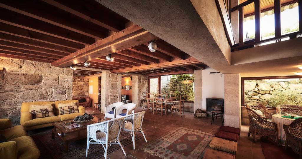 Et opholdsområde på Casa Cruceiro