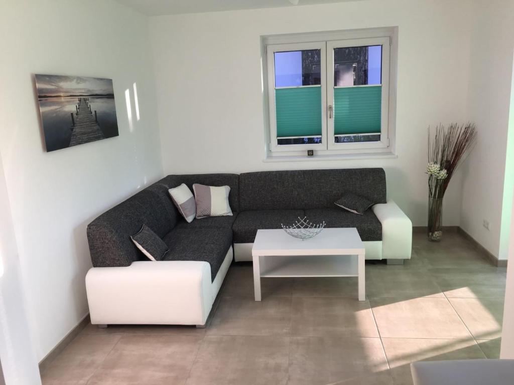 Posezení v ubytování Ferienhaus Silja