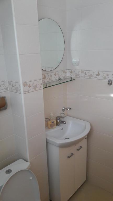 Uma casa de banho em Apartments Pejanović
