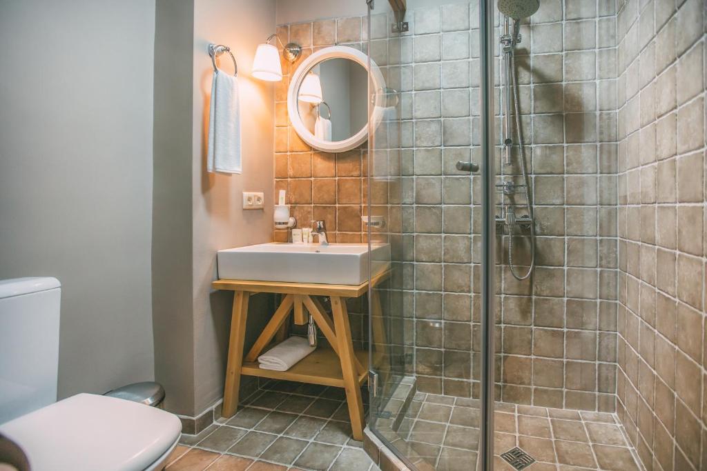 Koupelna v ubytování Kisi Boutique Hotel