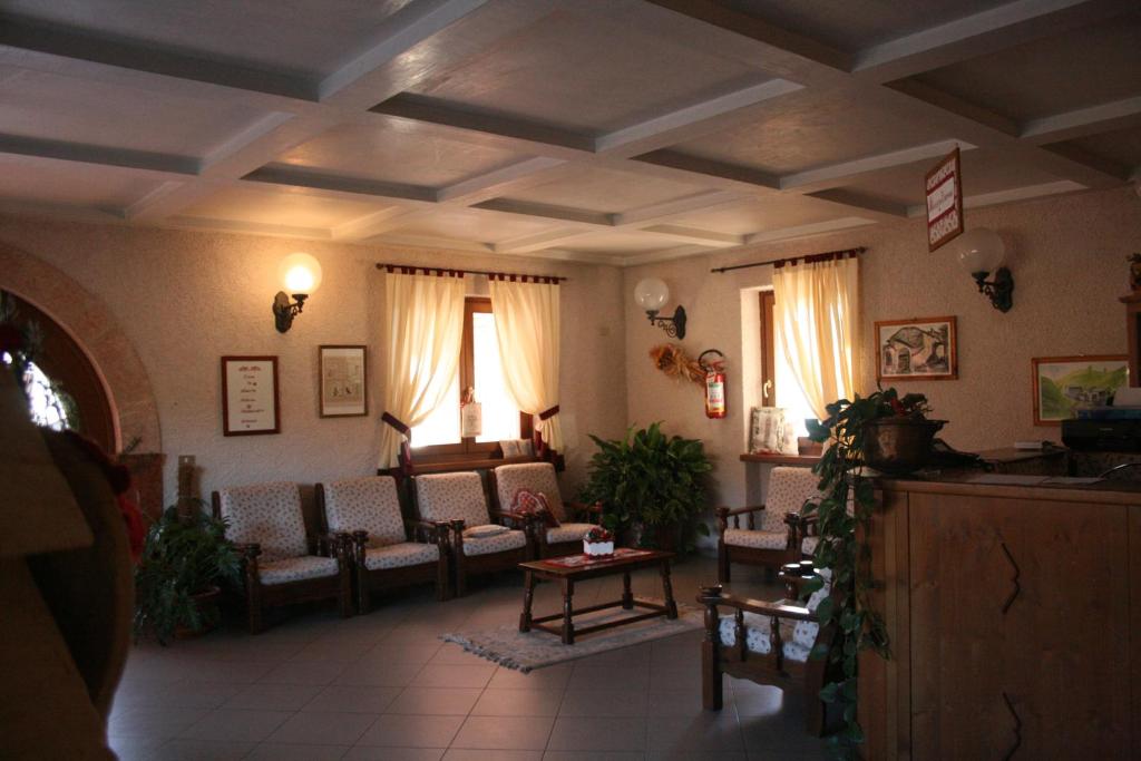 Posezení v ubytování Hotel Piccola Mantova