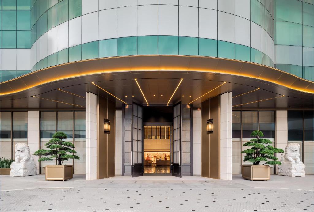 a rendering of the entrance to a building at Canton Hotel Guangzhou, Tapestry Collection By Hilton in Guangzhou