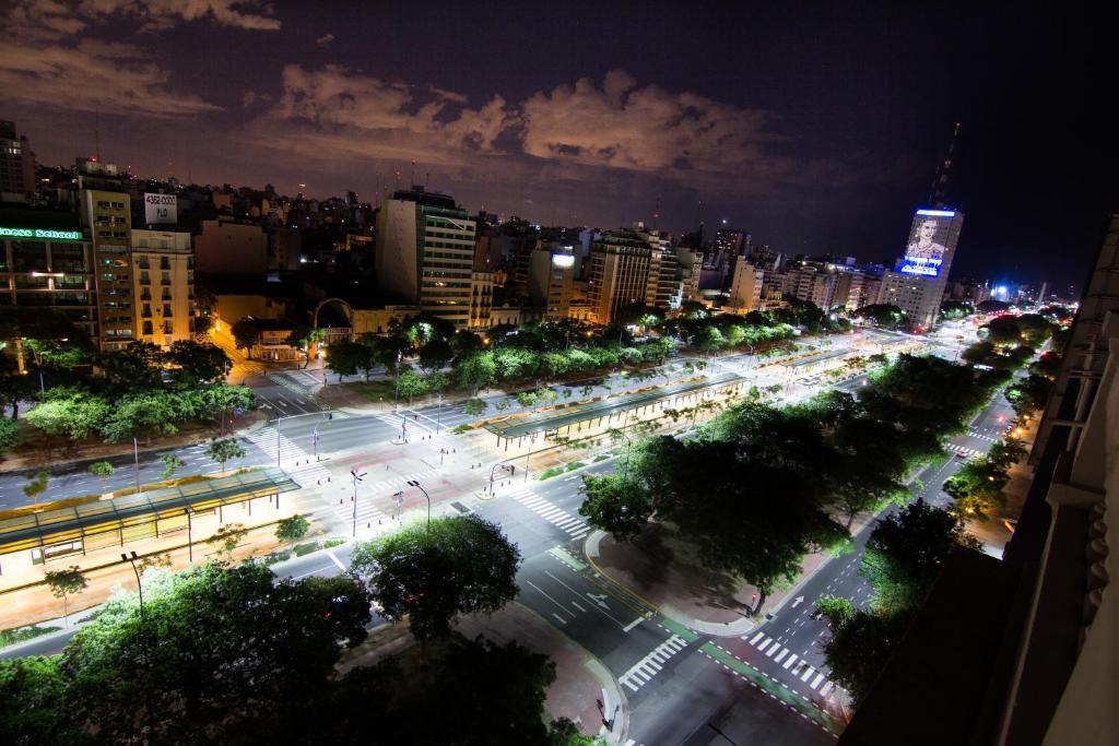 Utsikt over Buenos Aires, enten fra hotellet eller fra et annet sted