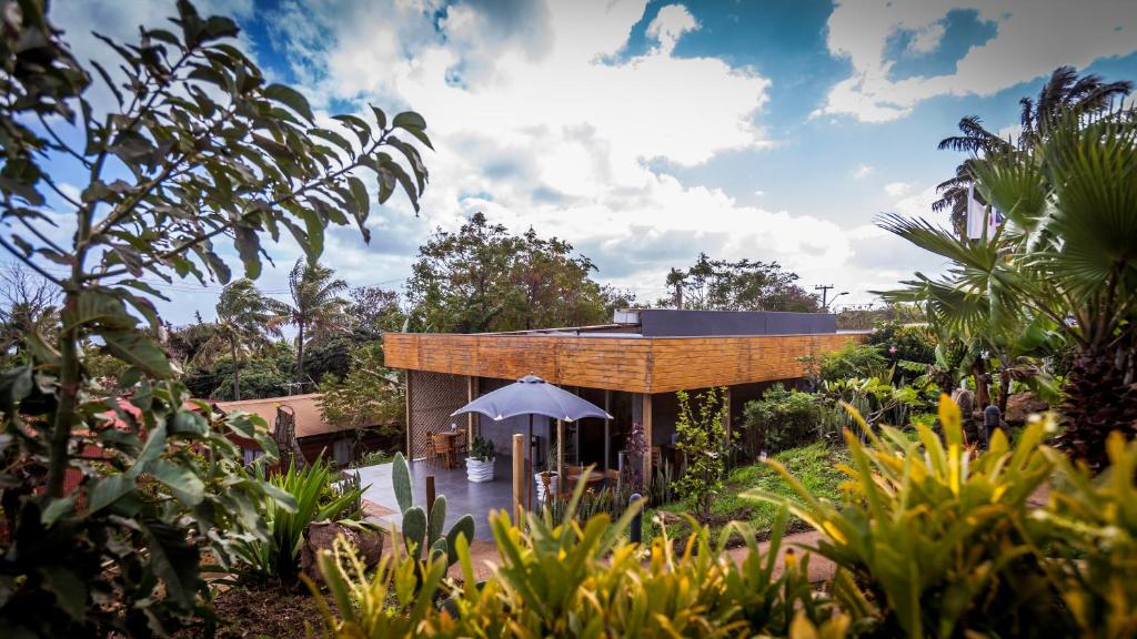 Zahrada ubytování Easter Island Ecolodge