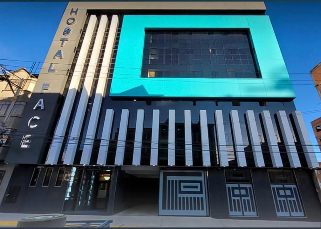 a rendering of the front of a building at Hostal Face in La Paz